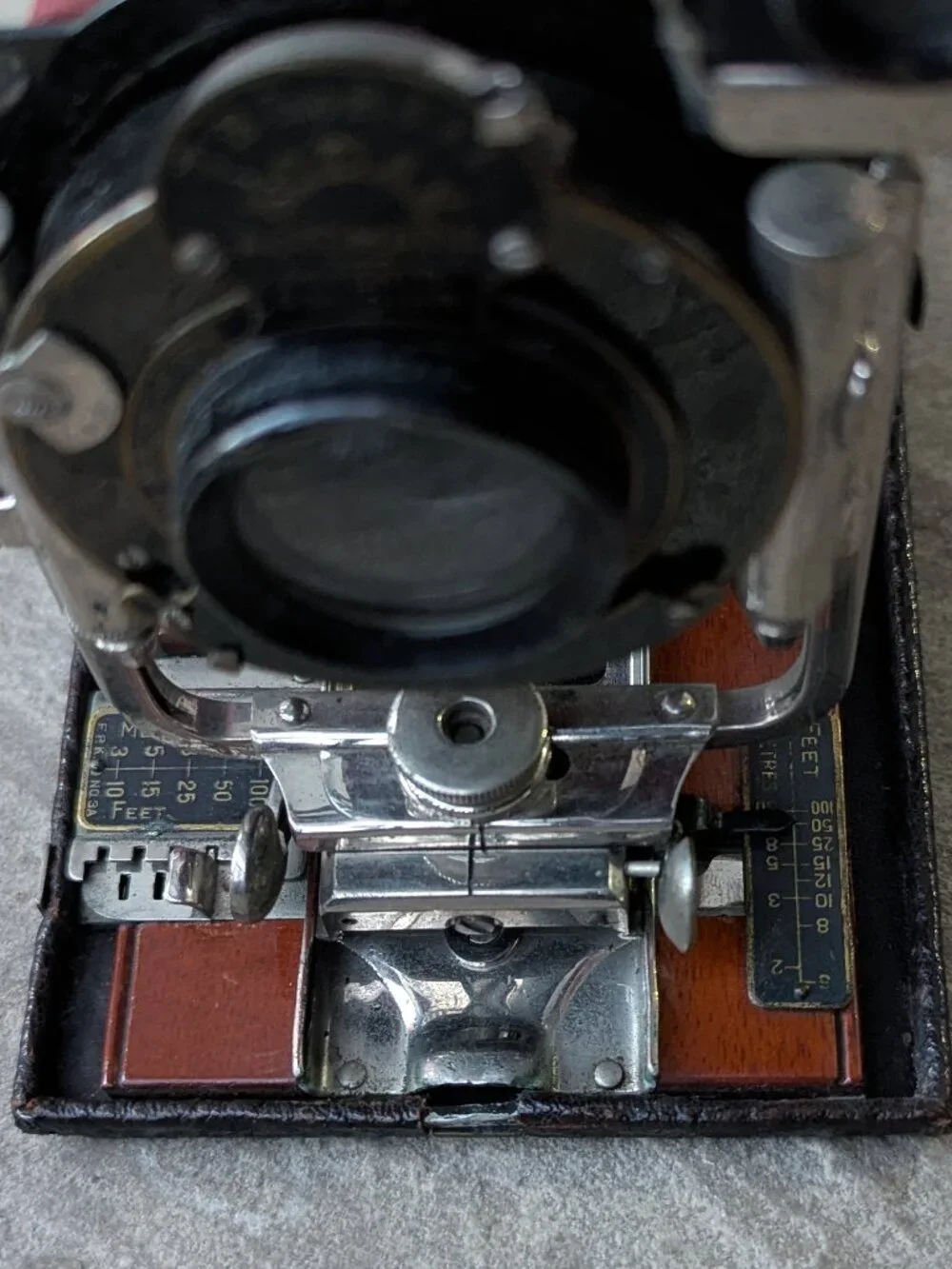 Kodak No.3A Folding Pocket Model B3 1890-1906 Camera (Red Bellows) - Picture 4 of 14